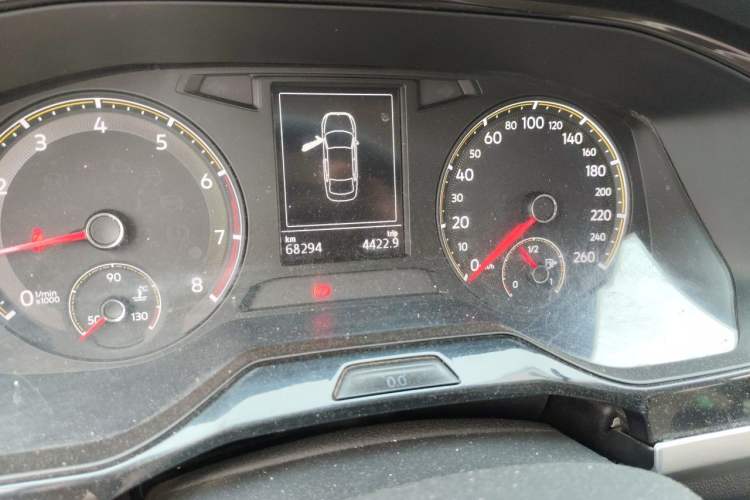 Used Volkswagen Bora 2019 1.5L Manual Fashion Edition Odometer Close Up