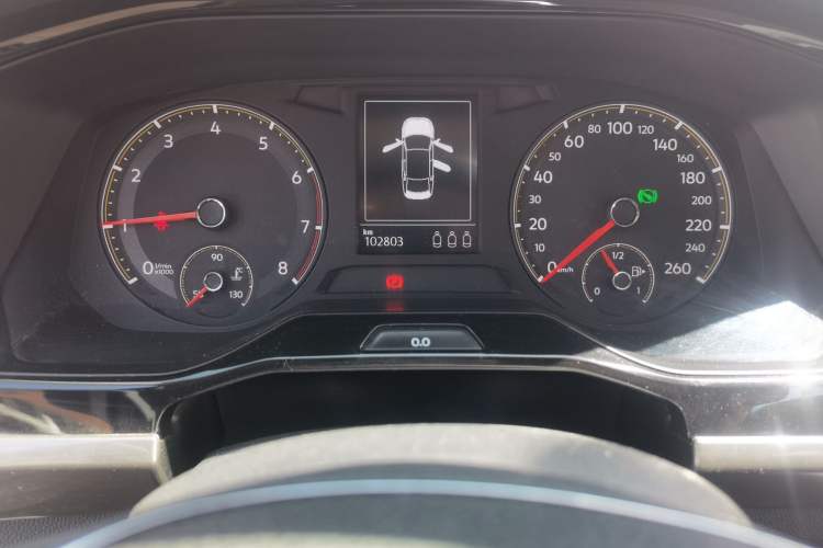 Used Volkswagen Bora 2019 1.5L Automatic Elite Version Odometer Close Up