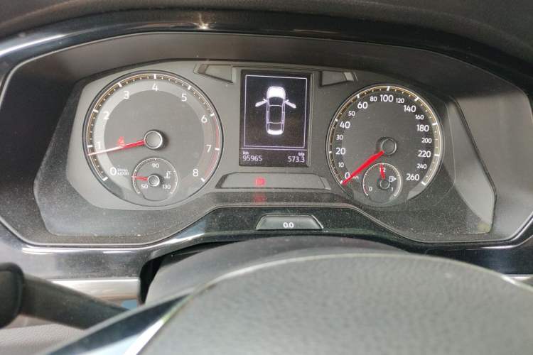 Used Volkswagen Bora 2019 1.5L Manual Comfort Version Odometer Close Up