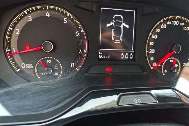 Used Volkswagen Bora 2019 Revised Version 1.5L Automatic Comfort Edition China VI Standard Odometer Close Up