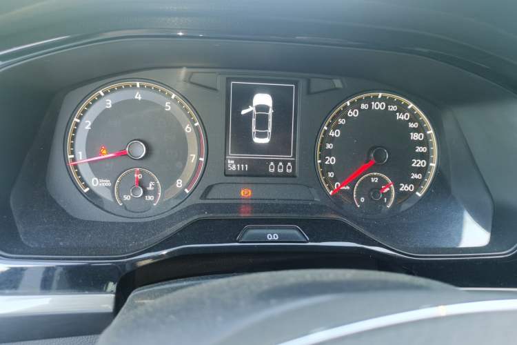 Used Volkswagen Bora 2019 Revised Version 1.5L Automatic Comfort Edition China VI Standard Odometer Close Up