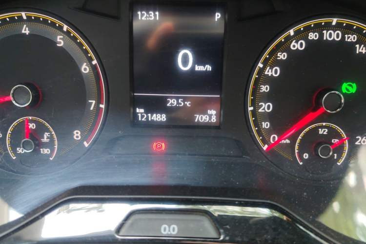 Used Volkswagen Bora 2019 Revised Version 1.5L Automatic Elite Edition China V Standard Odometer Close Up