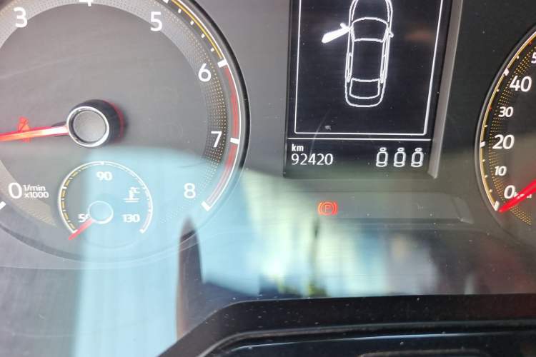 Used Volkswagen Bora 2020 1.5L Automatic Comfort Model Odometer Close Up