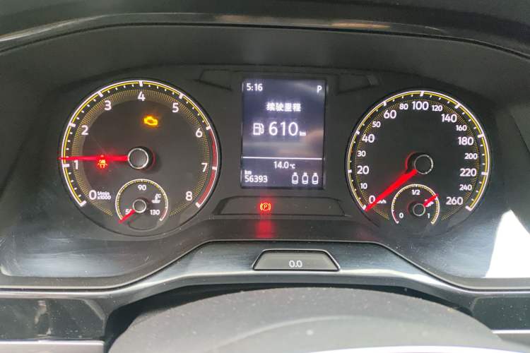 Used Volkswagen Bora 2020 1.5L Automatic Comfort Model Odometer Close Up