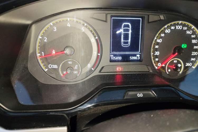Used Volkswagen Bora 2020 1.5L Automatic Fashion Edition Odometer Close Up