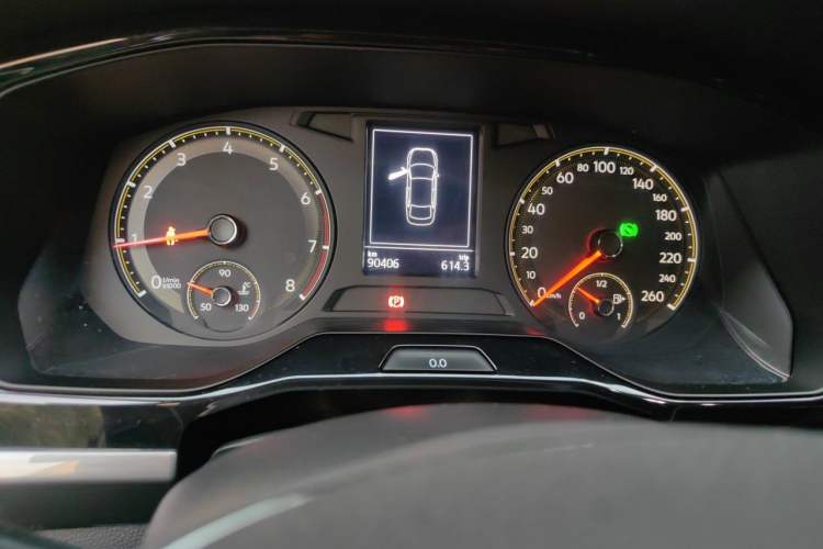 Used Volkswagen Bora 2020 1.5L Automatic Elite Version Odometer Close Up