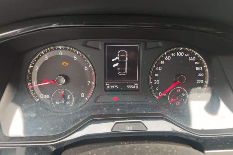 Used Volkswagen Bora 2020 1.5L Automatic Fashion Edition Odometer Close Up