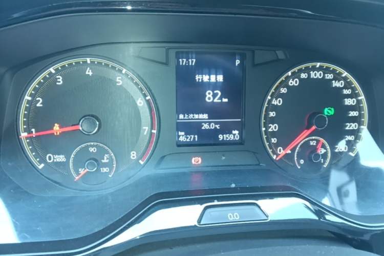 Used Volkswagen Bora 2020 1.5L Automatic Fashion Edition Odometer Close Up