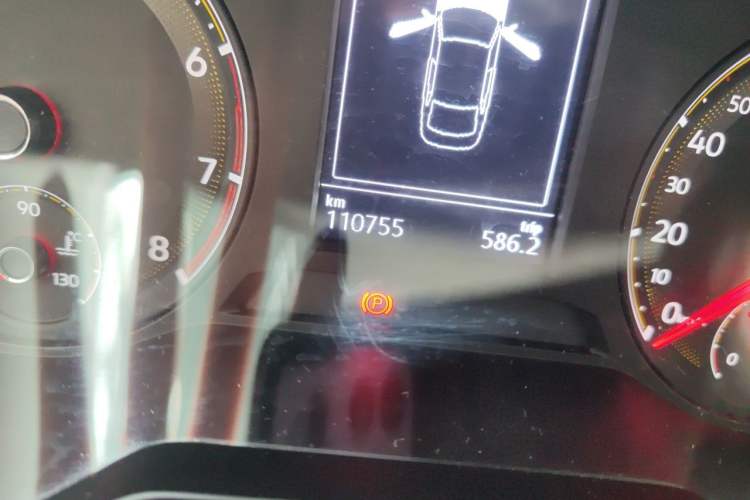Used Volkswagen Bora 2020 1.5L Automatic Comfort Model Odometer Close Up