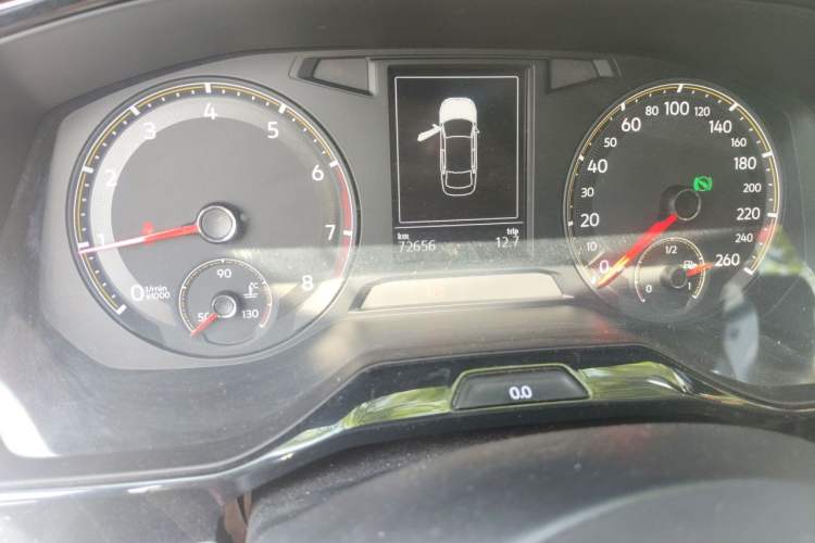 Used Volkswagen Bora 2020 1.5L Automatic Fashion Edition Odometer Close Up