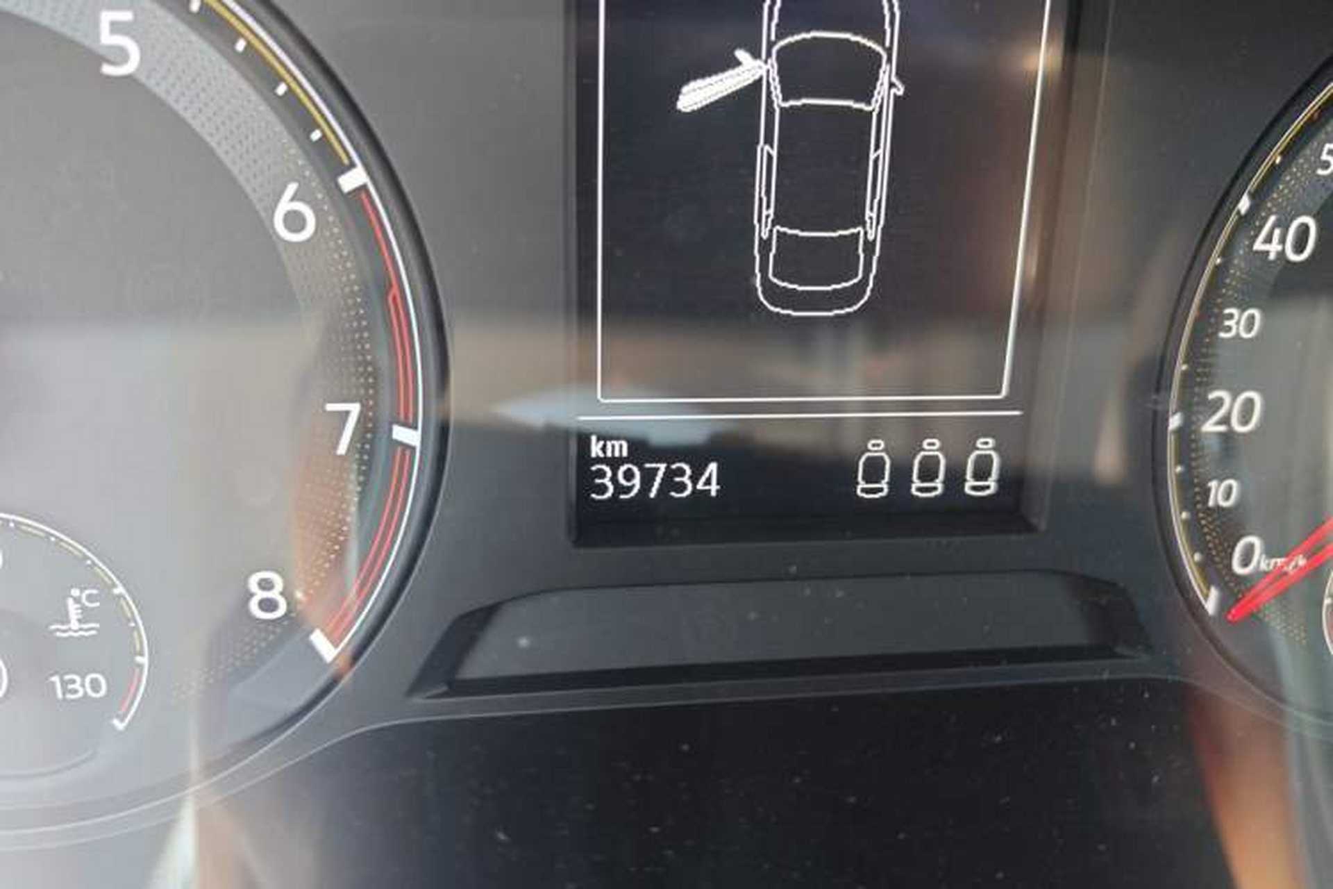 Used Volkswagen Bora 2020 1.5L Automatic Comfort Model Odometer Close Up