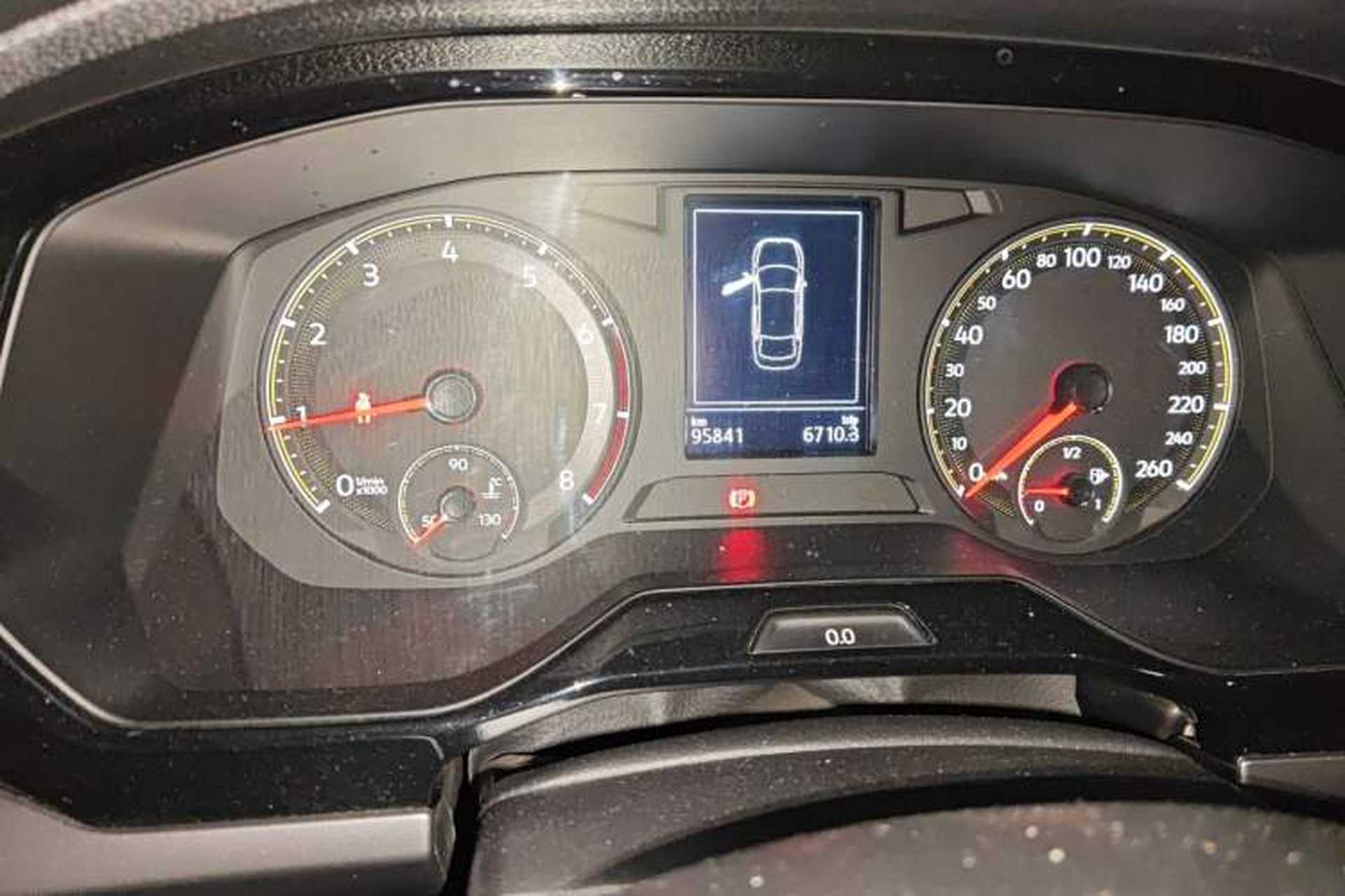 Used Volkswagen Bora 2020 1.5L Automatic Elite Version Odometer Close Up