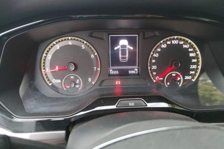 Used Volkswagen Bora 2020 1.5L Automatic Elite Version Odometer Close Up