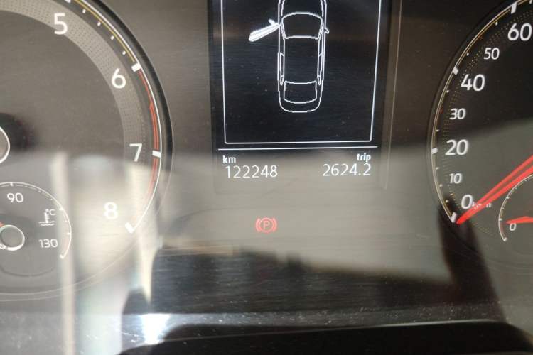Used Volkswagen Bora 2020 1.5L Automatic Fashion Edition Odometer Close Up