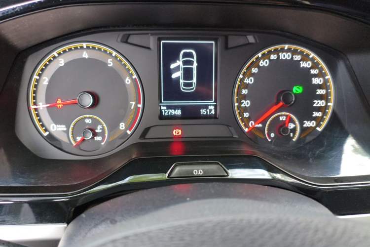 Used Volkswagen Bora 2020 1.5L Automatic Fashion Edition Odometer Close Up