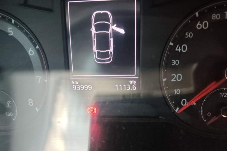 Used Volkswagen Bora 2020 1.5L Automatic Elite Version Odometer Close Up