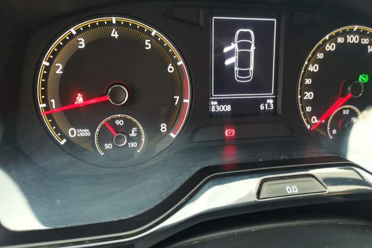 Used Volkswagen Bora 2020 1.5L Automatic Fashion Edition Odometer Close Up