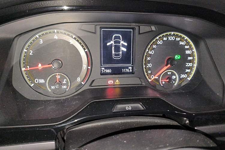 Used Volkswagen Bora 2020 1.5L Automatic Elite Version Odometer Close Up