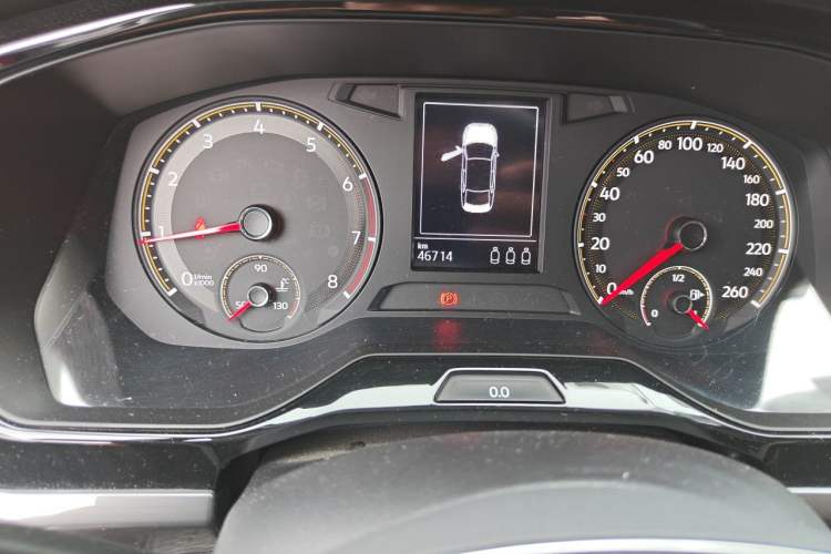 Used Volkswagen Bora 2020 1.5L Automatic Elite Version Odometer Close Up