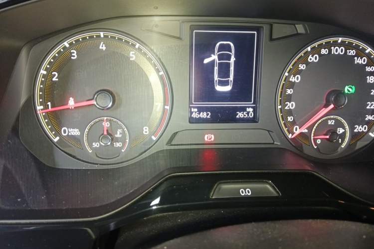 Used Volkswagen Bora 2020 1.5L Automatic Fashion Edition Odometer Close Up