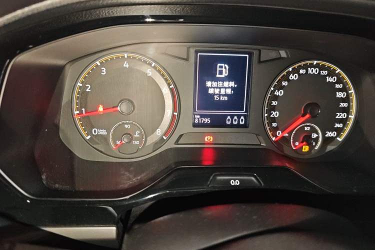 Used Volkswagen Bora 2020 1.5L Automatic Elite Version Odometer Close Up