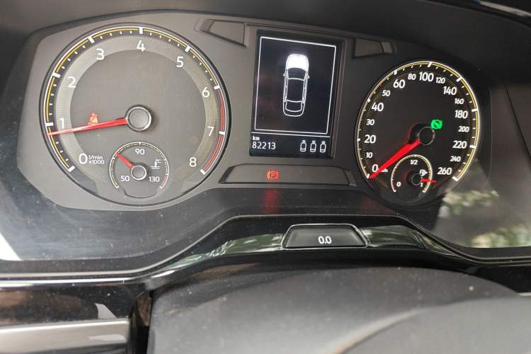 Used Volkswagen Bora 2020 1.5L Automatic Comfort Model Odometer Close Up