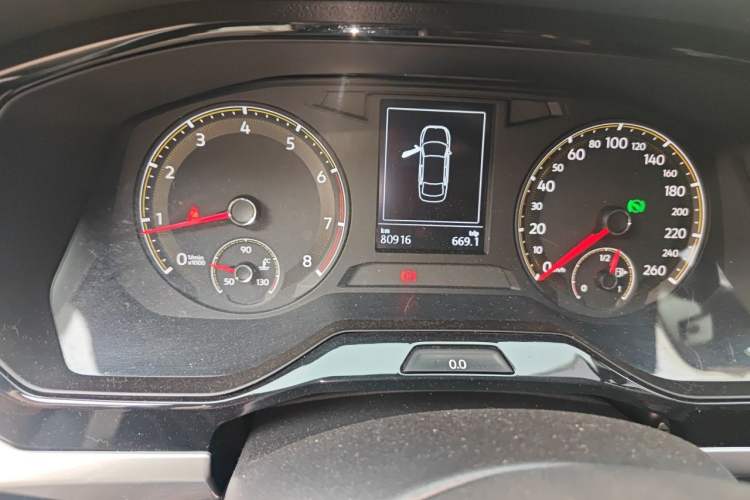 Used Volkswagen Bora 2020 1.5L Automatic Fashion Edition Odometer Close Up