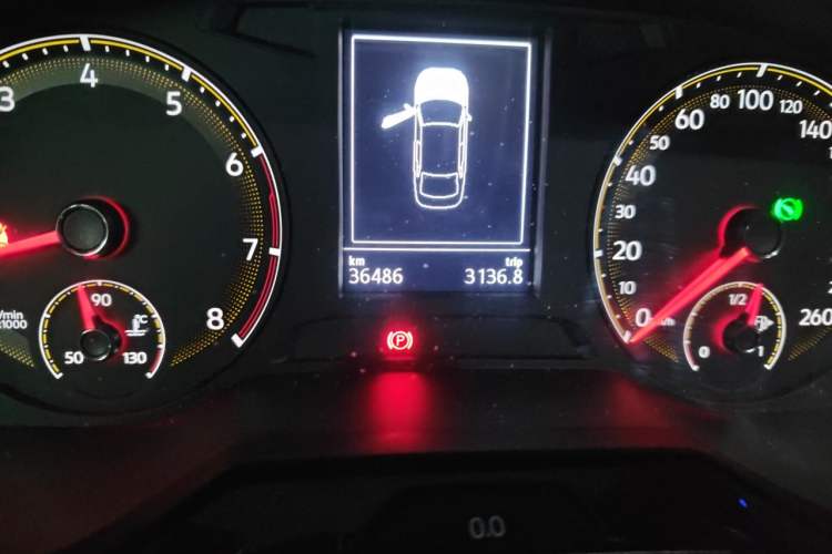 Used Volkswagen Bora 2020 1.5L Automatic Elite Version Odometer Close Up