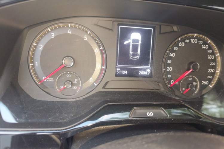 Used Volkswagen Bora 2020 1.5L Automatic Comfort Model Odometer Close Up