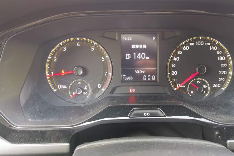 Used Volkswagen Bora 2020 1.5L Automatic Elite Version Odometer Close Up