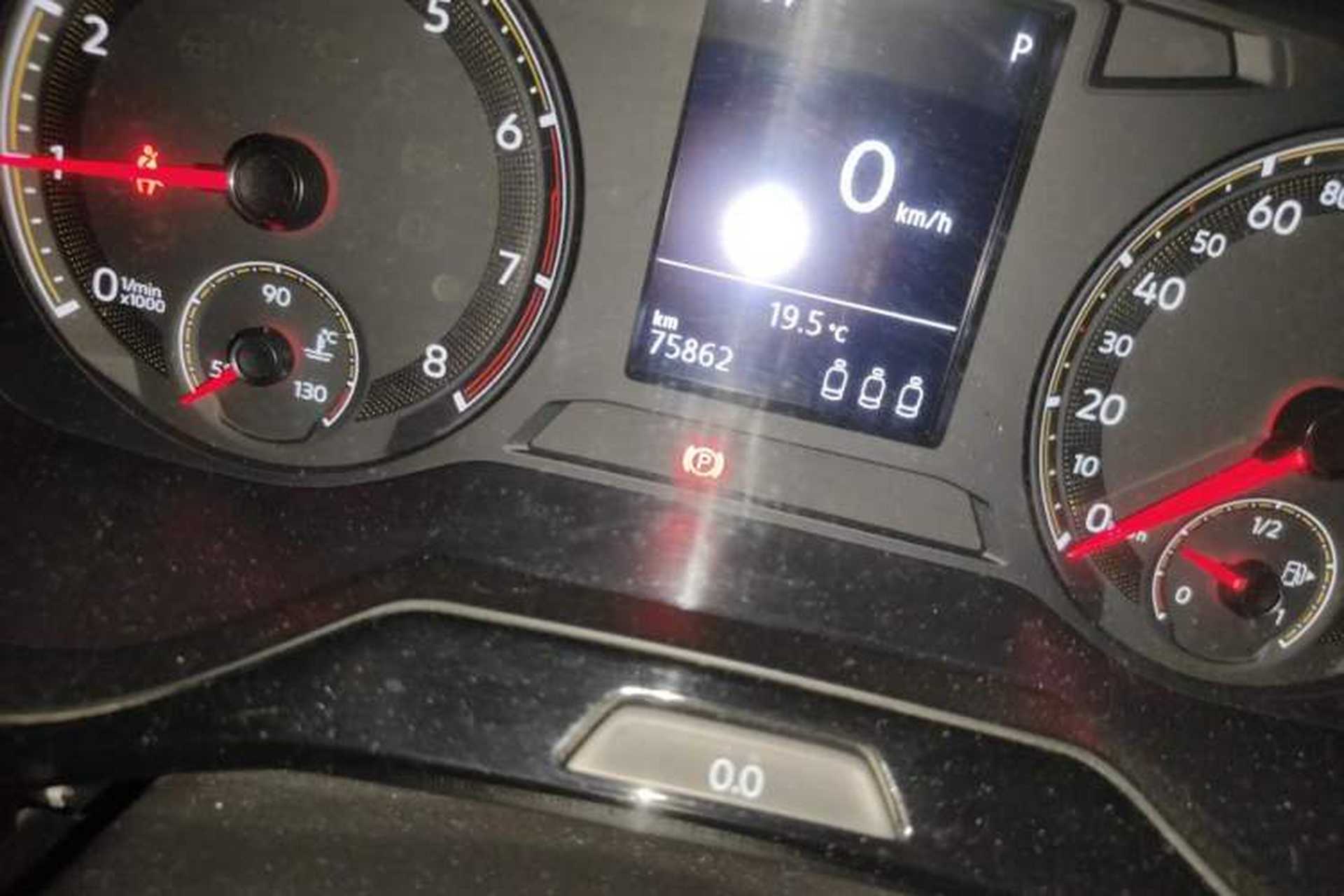 Used Volkswagen Bora 2020 1.5L Automatic Comfort Model Odometer Close Up