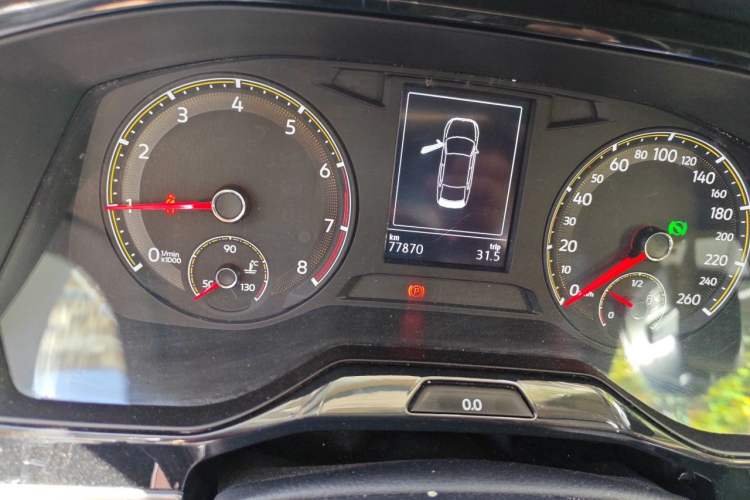 Used Volkswagen Bora 2020 1.5L Automatic Elite Version Odometer Close Up