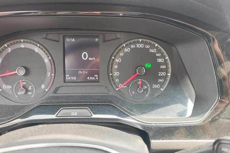 Used Volkswagen Bora 2020 1.5L Automatic Elite Version Odometer Close Up