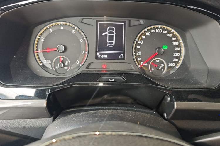 Used Volkswagen Bora 2020 1.5L Automatic Elite Version Odometer Close Up