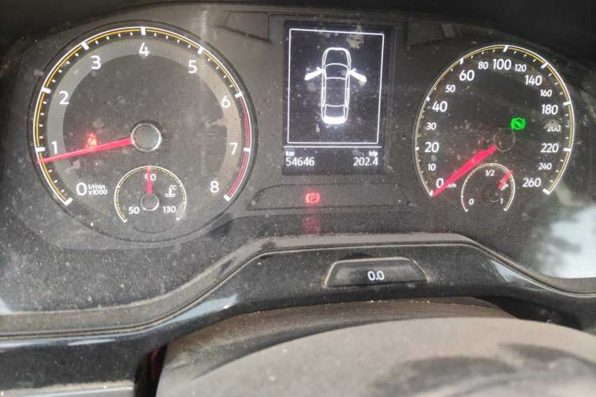 Used Volkswagen Bora 2020 1.5L Automatic Elite Version Odometer Close Up