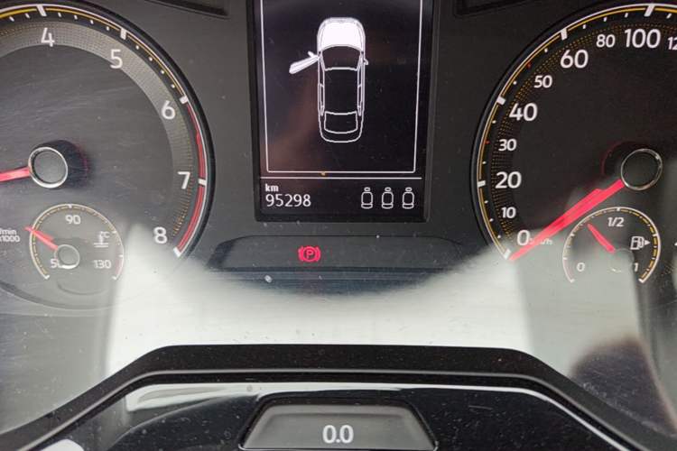 Used Volkswagen Bora 2020 1.5L Automatic Elite Version Odometer Close Up