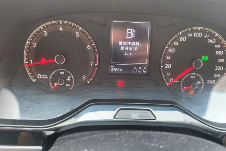Used Volkswagen Bora 2020 1.5L Automatic Elite Version Odometer Close Up