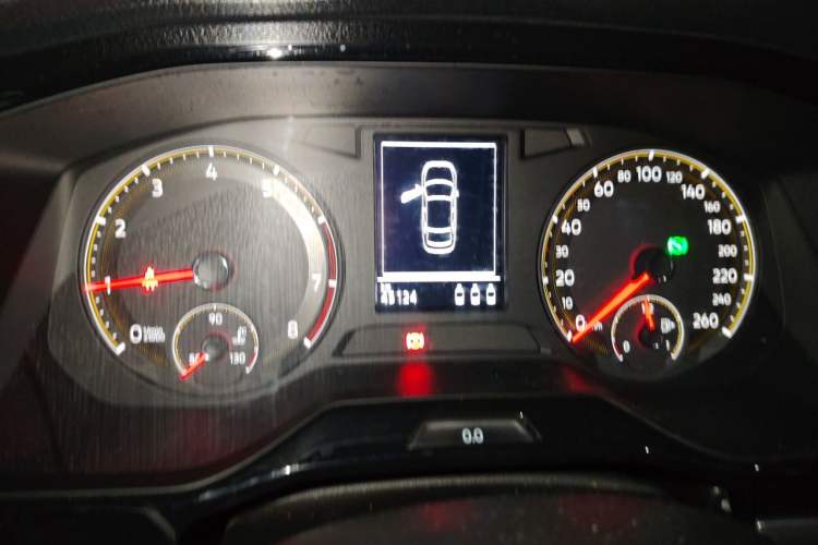 Used Volkswagen Bora 2020 1.5L Automatic Elite Version Odometer Close Up