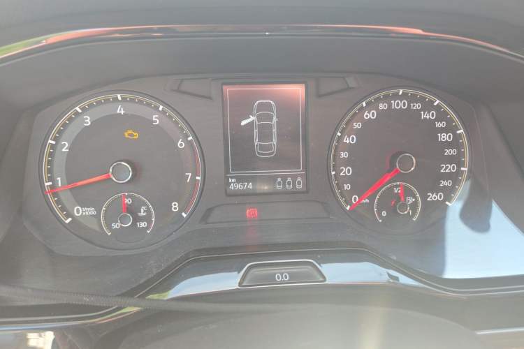 Used Volkswagen Bora 2020 1.5L Automatic Comfort Model Odometer Close Up