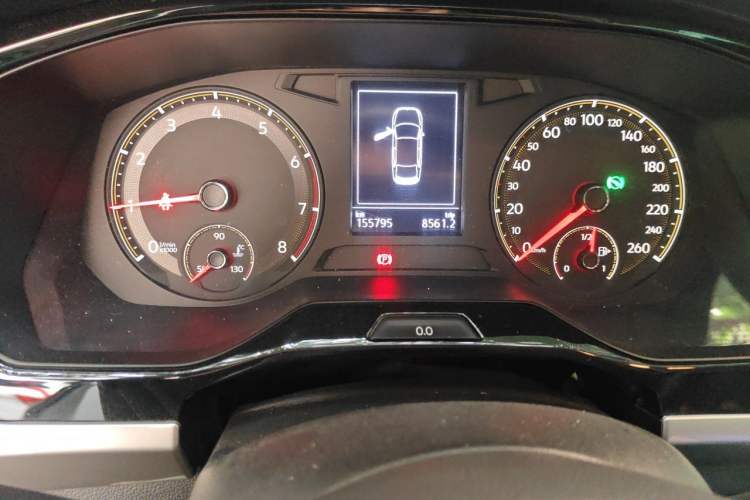 Used Volkswagen Bora 2020 1.5L Automatic Fashion Edition Odometer Close Up