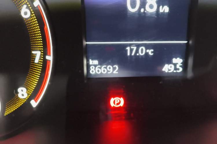 Used Volkswagen Bora 2020 1.5L Automatic Elite Version Odometer Close Up