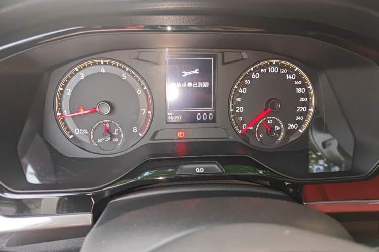 Used Volkswagen Bora 2020 1.5L Automatic Comfort Model Odometer Close Up
