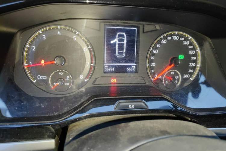 Used Volkswagen Bora 2020 1.5L Automatic Fashion Edition Odometer Close Up