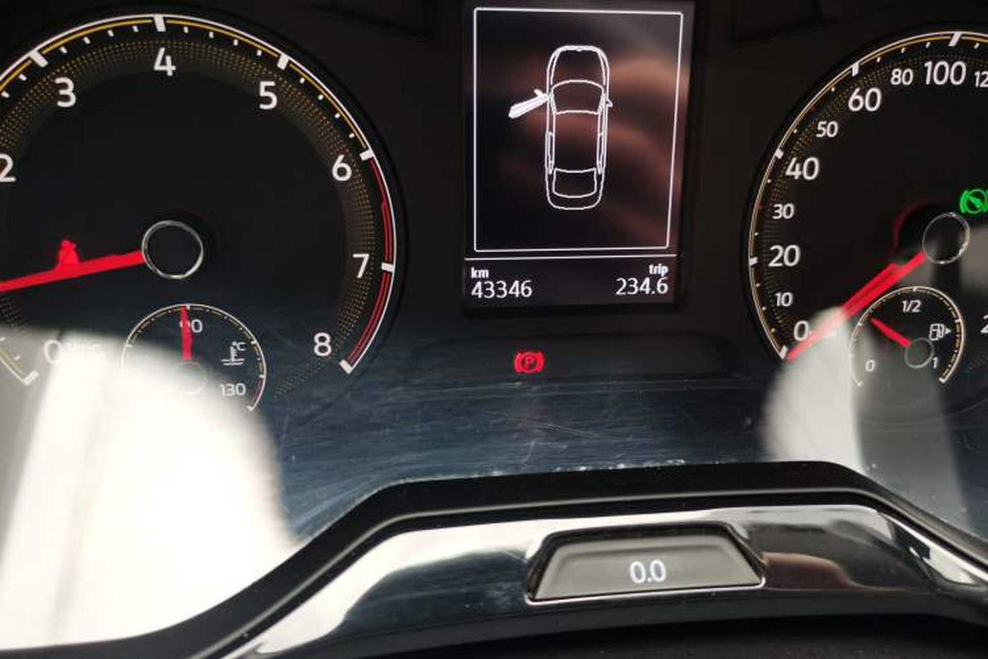Used Volkswagen Bora 2020 1.5L Automatic Elite Version Odometer Close Up