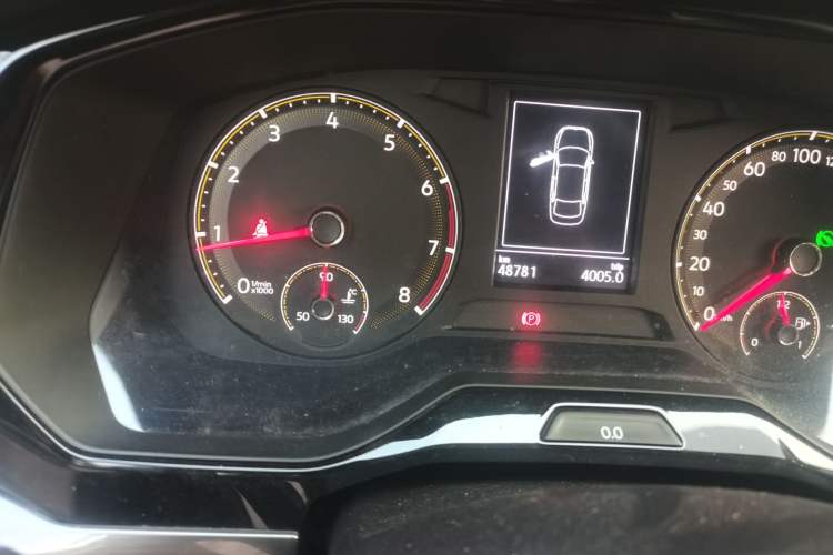Used Volkswagen Bora 2020 1.5L Automatic Elite Version Odometer Close Up