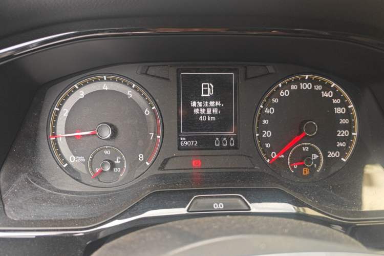 Used Volkswagen Bora 2020 1.5L Automatic Comfort Model Odometer Close Up