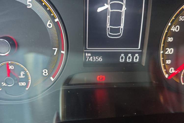 Used Volkswagen Bora 2020 1.5L Automatic Elite Version Odometer Close Up