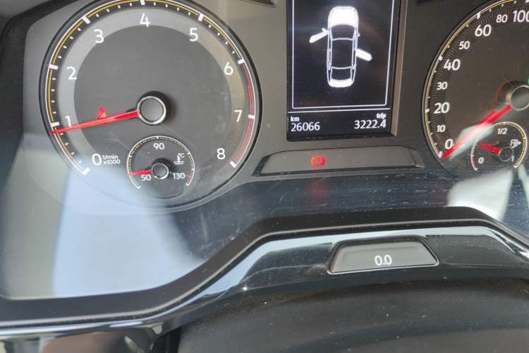 Used Volkswagen Bora 2020 1.5L Automatic Fashion Edition Odometer Close Up