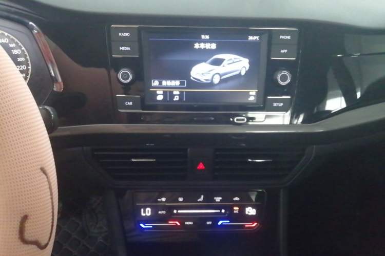 Used Volkswagen Bora 2020 1.5L Automatic Elite Version Audio And AC Panel