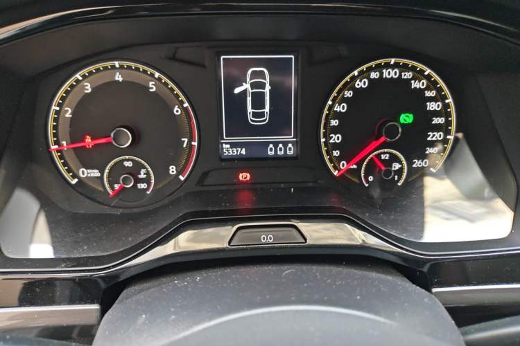 Used Volkswagen Bora 2020 1.5L Automatic Elite Version Odometer Close Up